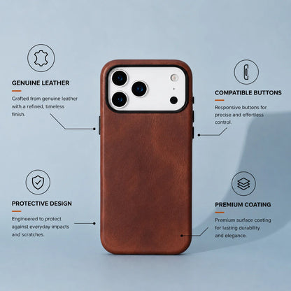 Prestige I Phone 17 Pro Max Leather Case