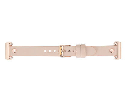 Leather Apple Watch Bands - Ferro Rose Gold Trok Style BRN7