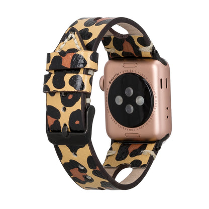 Leather Apple Watch Bands - BA2 Style Drop Cut F3