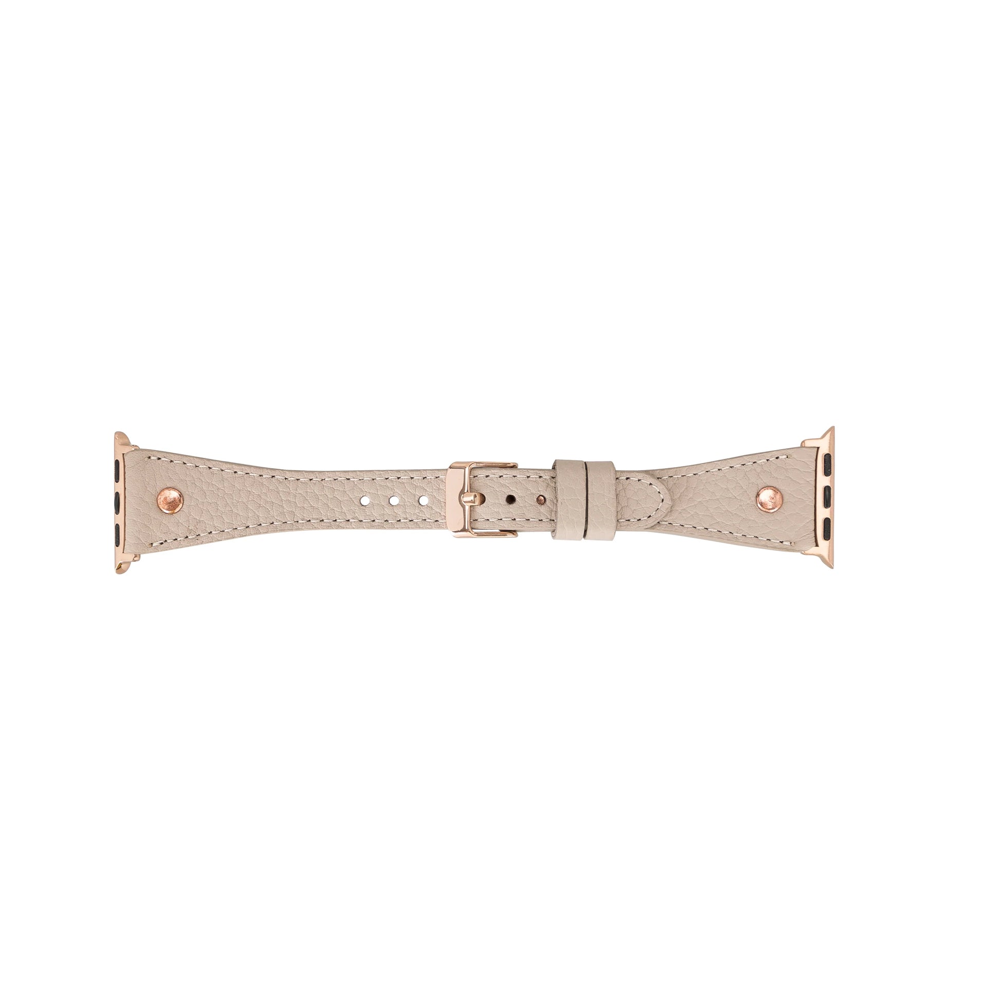Leather Apple Watch Bands - Clasic Slim Style BRN7