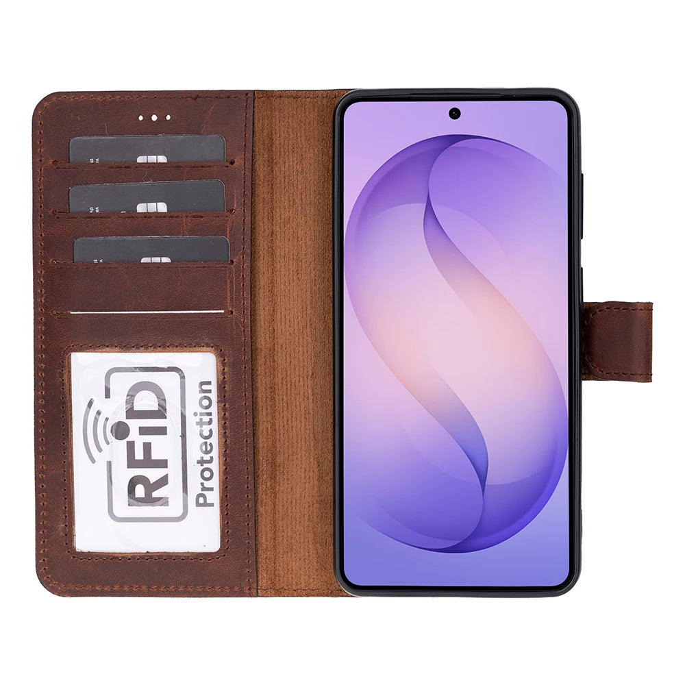 Magic Samsung Galaxy S26 Leather Detachable Wallet Case