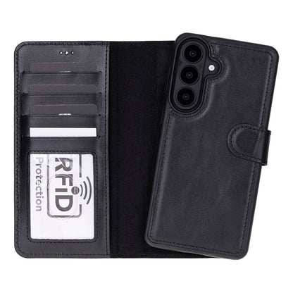 Magic Samsung Galaxy S26 Plus Detachable Leather Wallet Case
