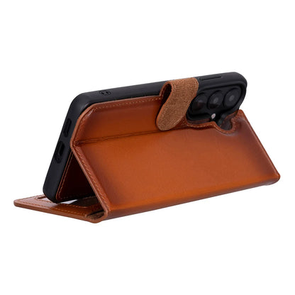 Magic Samsung Galaxy S26 Plus Detachable Leather Wallet Case
