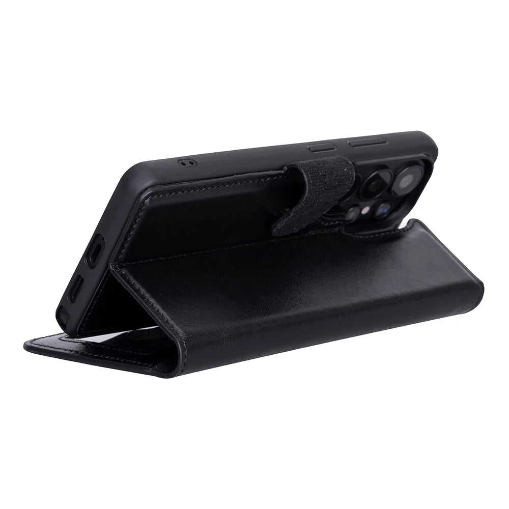 Magic Samsung Galaxy S26 Ultra Detachable Leather Wallet Case