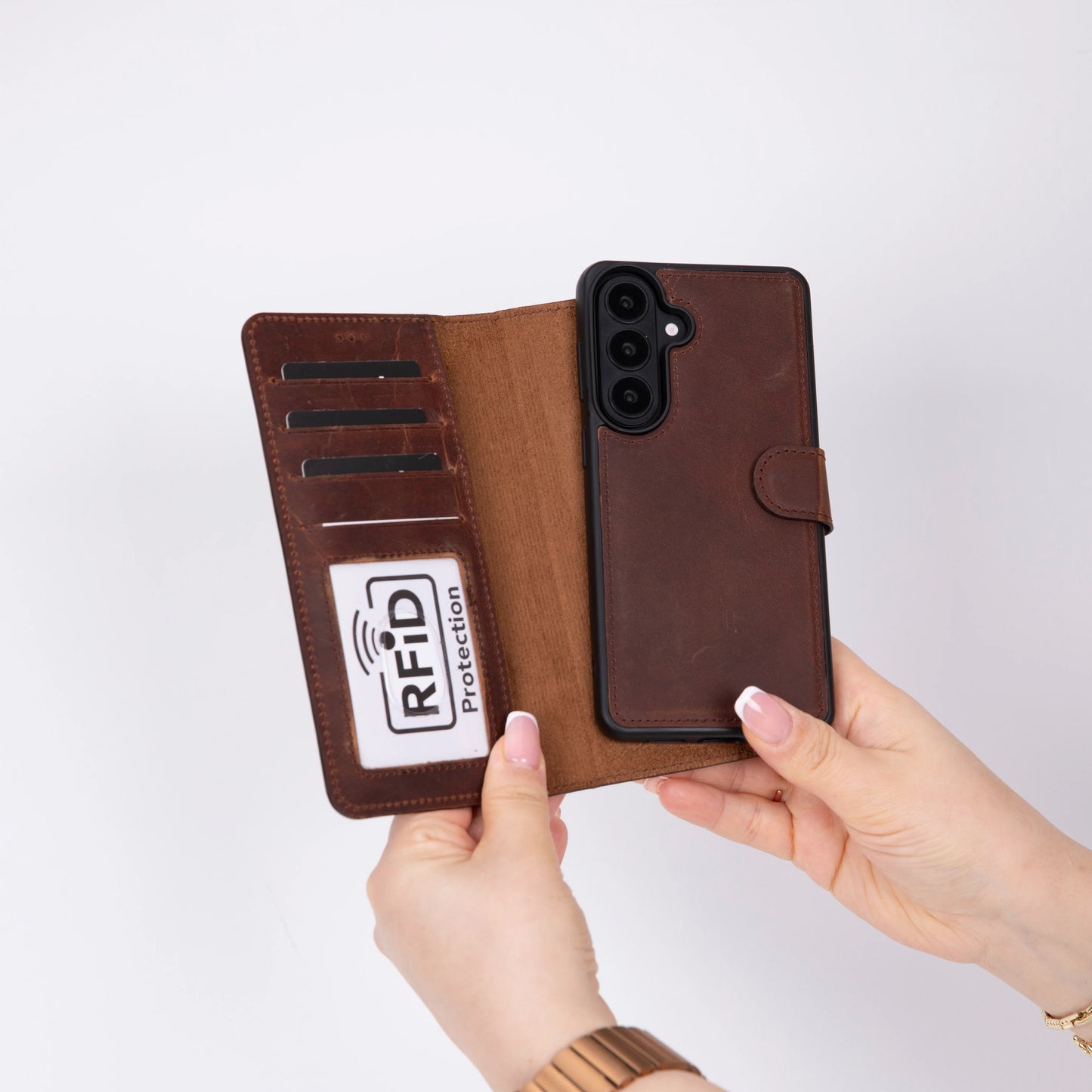 Magic Samsung Galaxy S26 Leather Detachable Wallet Case