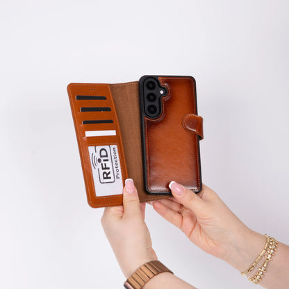 Magic Samsung Galaxy S26 Leather Detachable Wallet Case