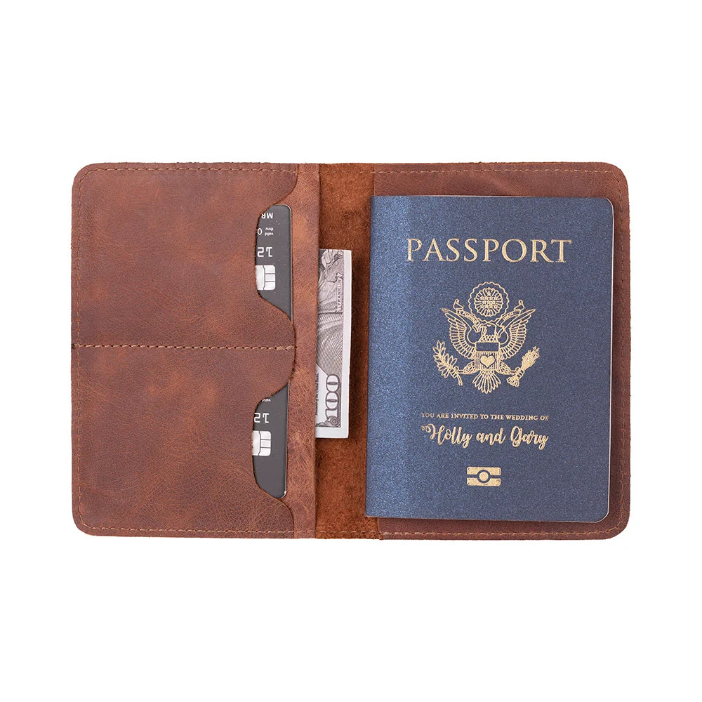 Viaggio Leather Passport Wallet
