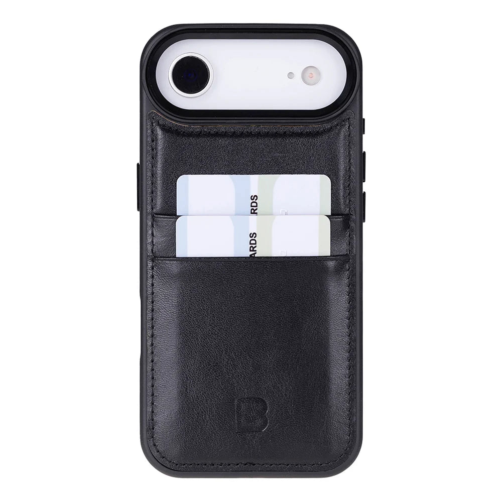 Flex Cover Leather I Phone 17 Air Case With Card Holder