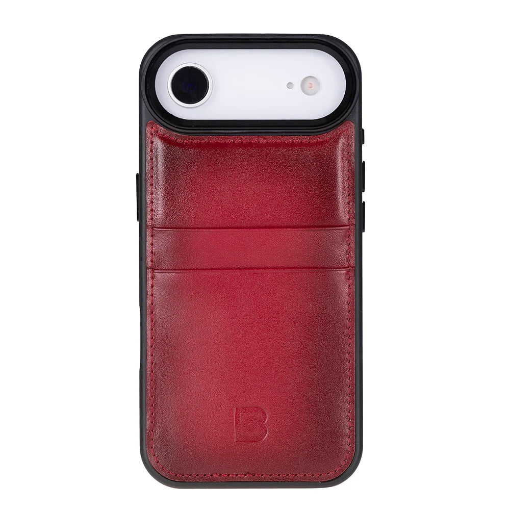 Flex Cover Leather I Phone 17 Air Case With Card Holder