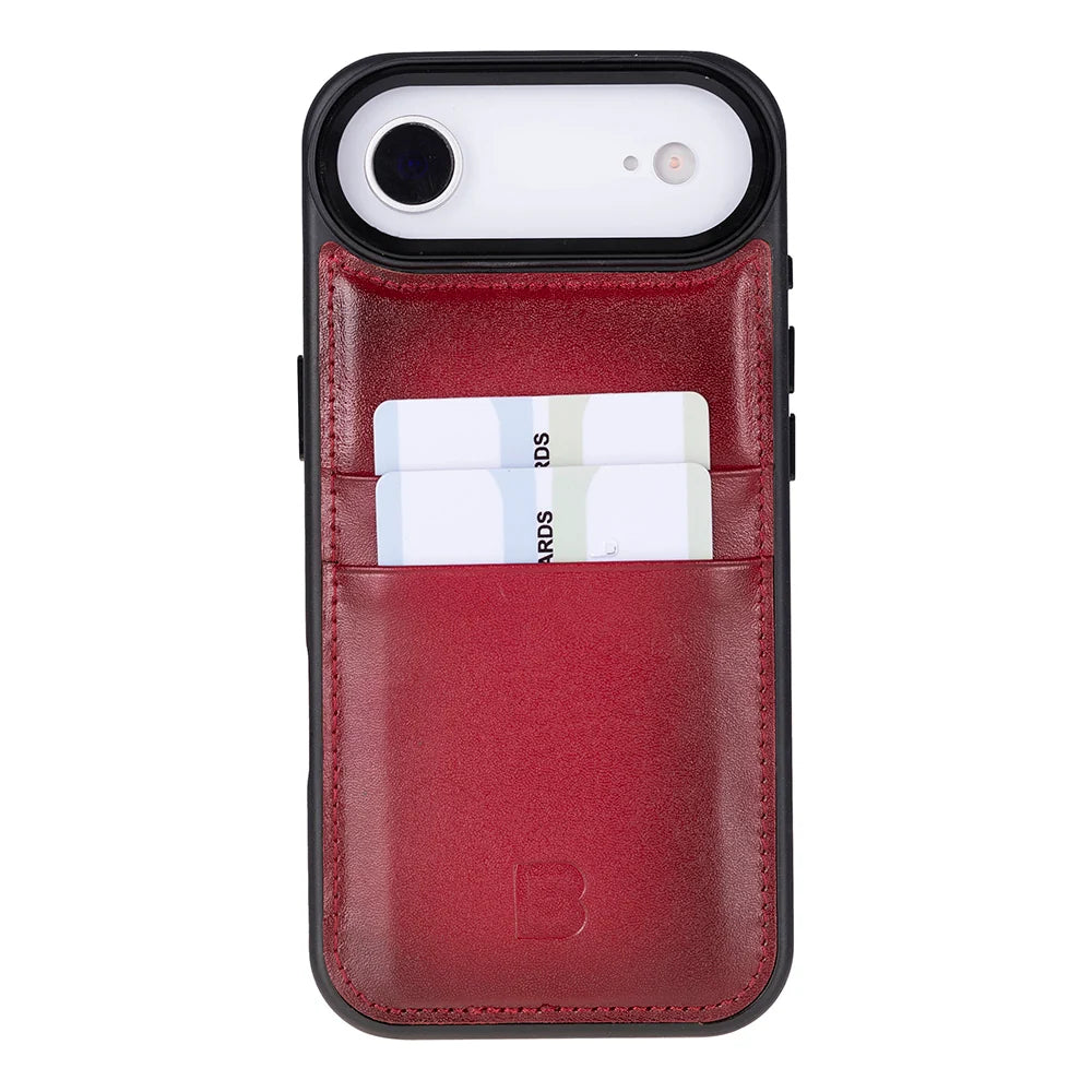 Flex Cover Leather I Phone 17 Air Case With Card Holder