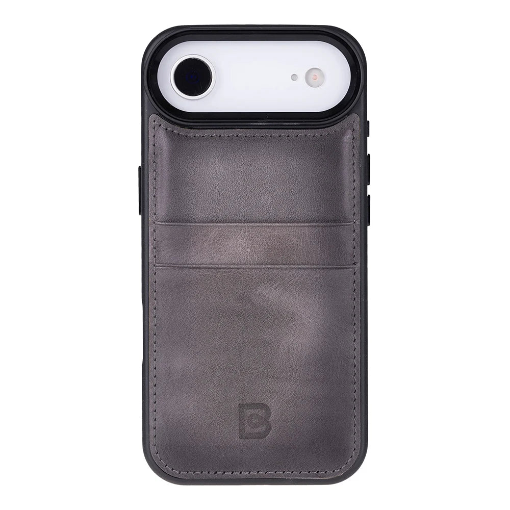 Flex Cover Leather I Phone 17 Air Case With Card Holder