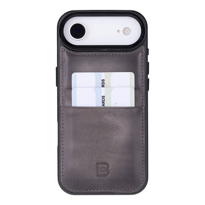 Flex Cover Leather I Phone 17 Air Case With Card Holder