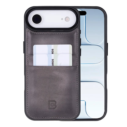 Flex Cover Leather I Phone 17 Air Case With Card Holder