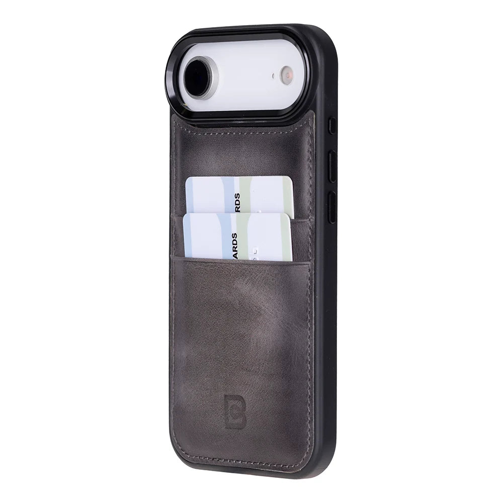 Flex Cover Leather I Phone 17 Air Case With Card Holder