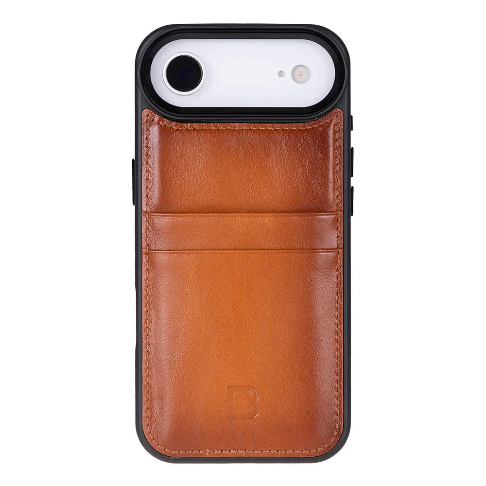 Flex Cover Leather I Phone 17 Air Case With Card Holder