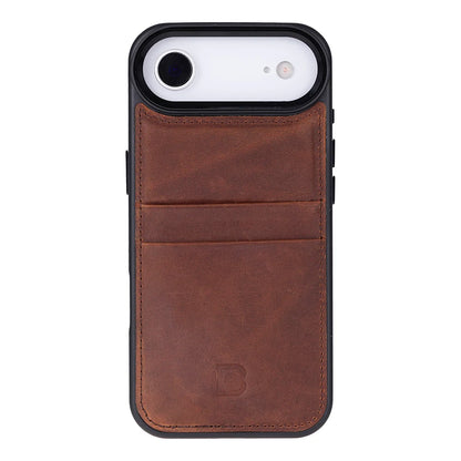 Flex Cover Leather I Phone 17 Air Case With Card Holder