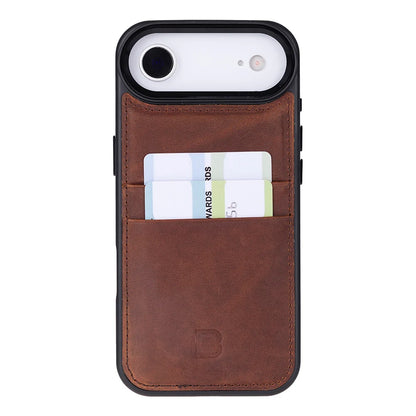 Flex Cover Leather I Phone 17 Air Case With Card Holder