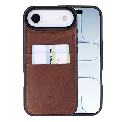 Flex Cover Leather I Phone 17 Air Case With Card Holder