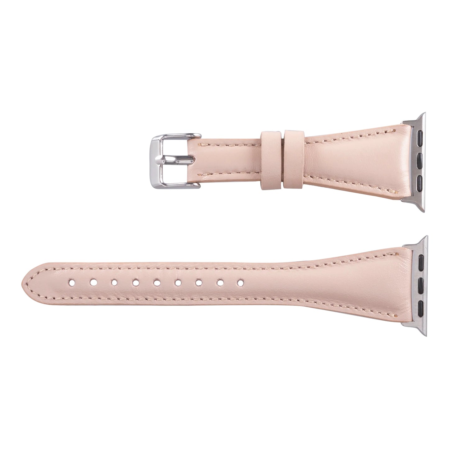 Leather Apple Watch Bands - Clasic Slim Style BRN7