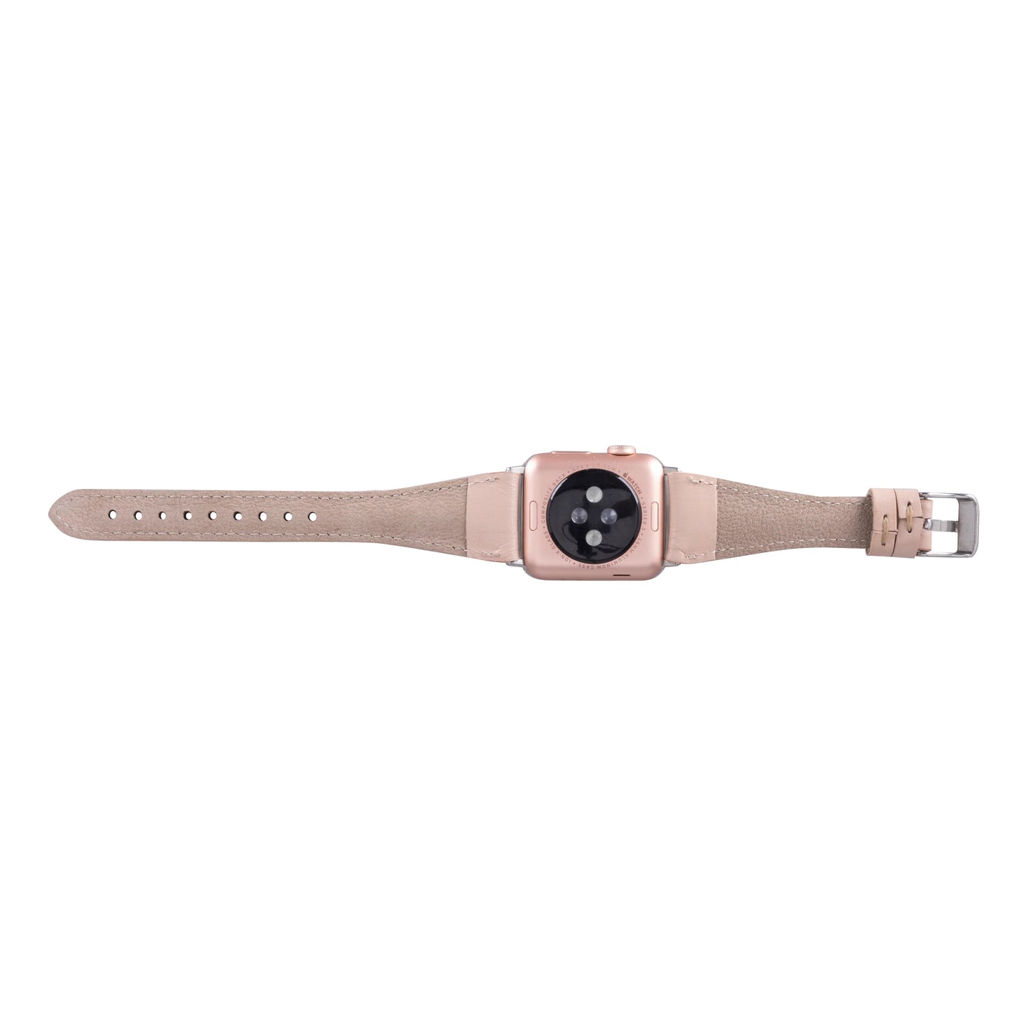 Leather Apple Watch Bands - Clasic Slim Style BRN7