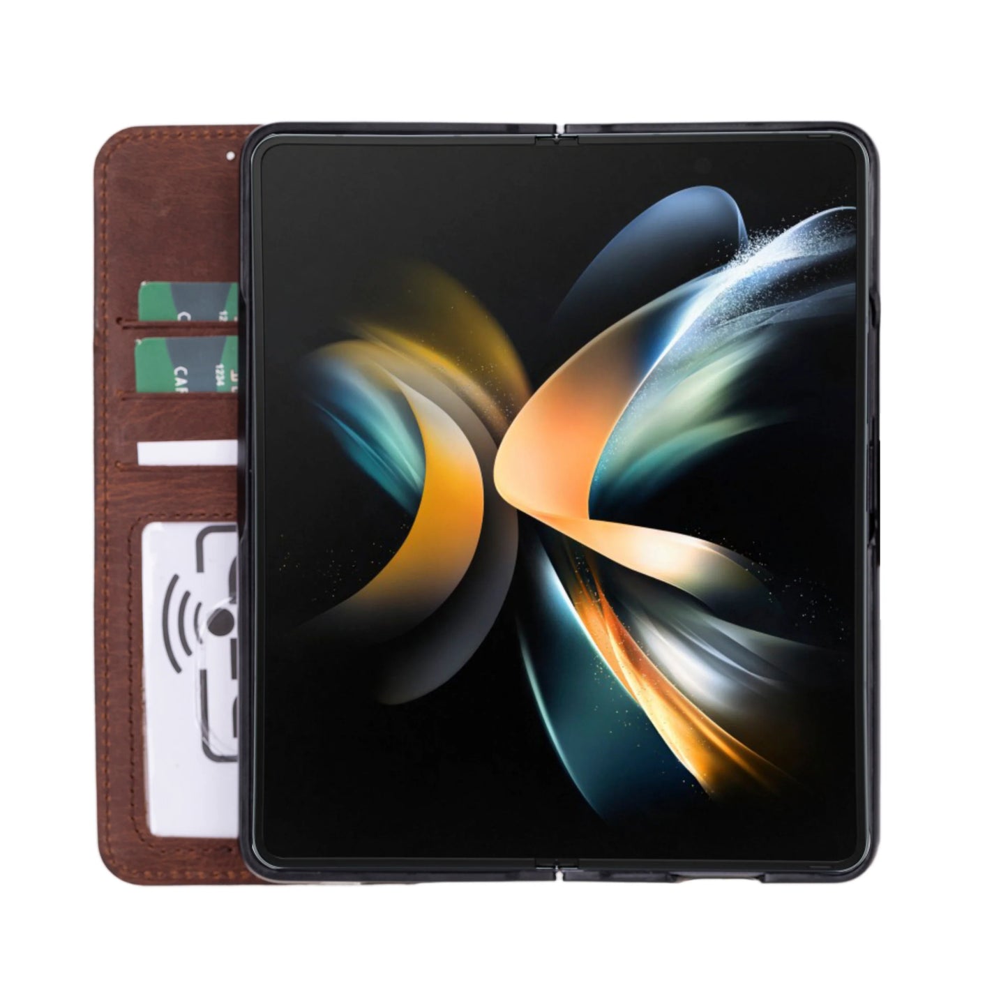 Wallet Id Leather Samsung Galaxy Z Fold5 Folio Case