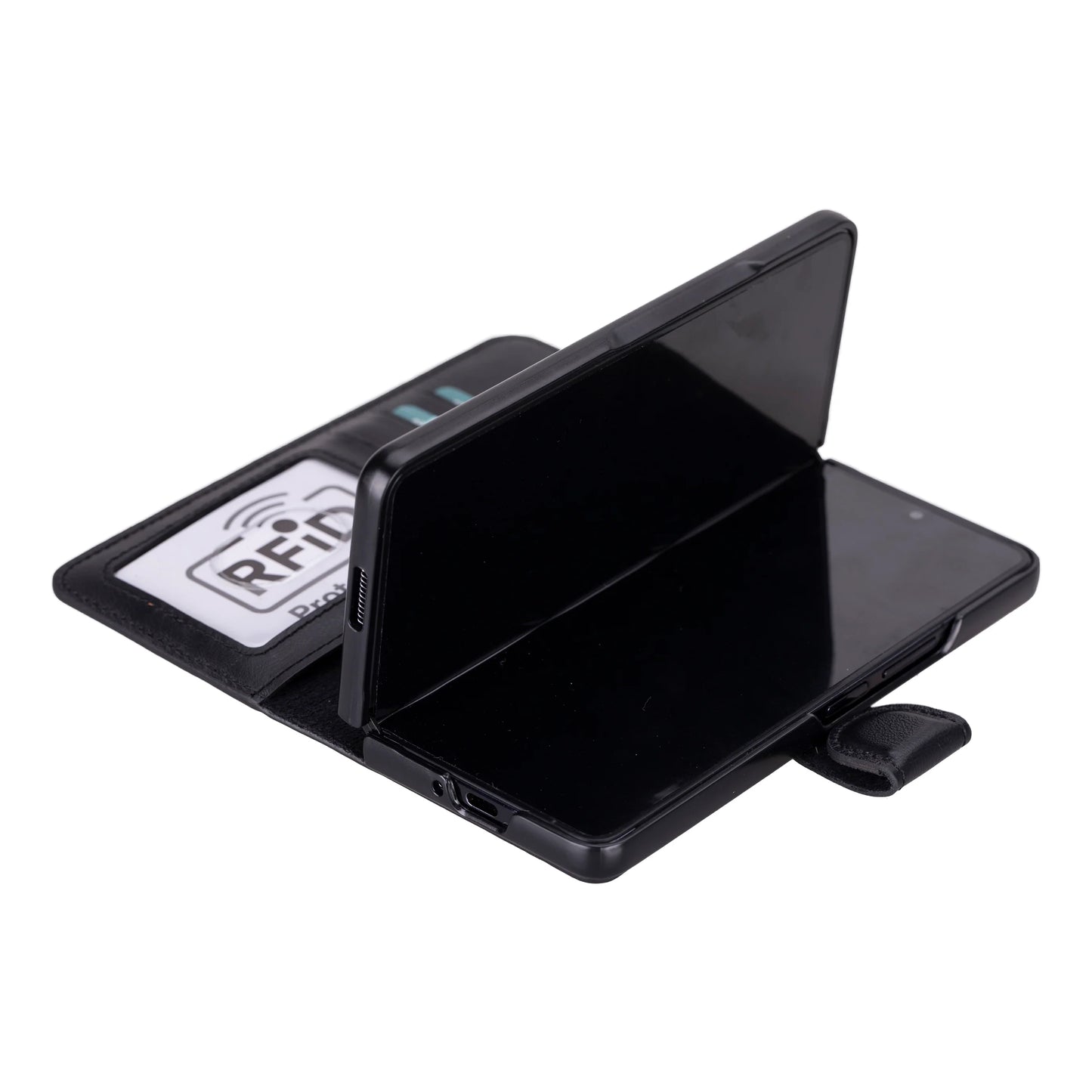 Wallet Id Leather Samsung Galaxy Z Fold5 Folio Case