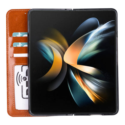 Wallet Id Leather Samsung Galaxy Z Fold5 Folio Case