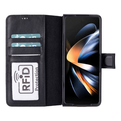 Wallet Id Leather Samsung Galaxy Z Fold5 Folio Case