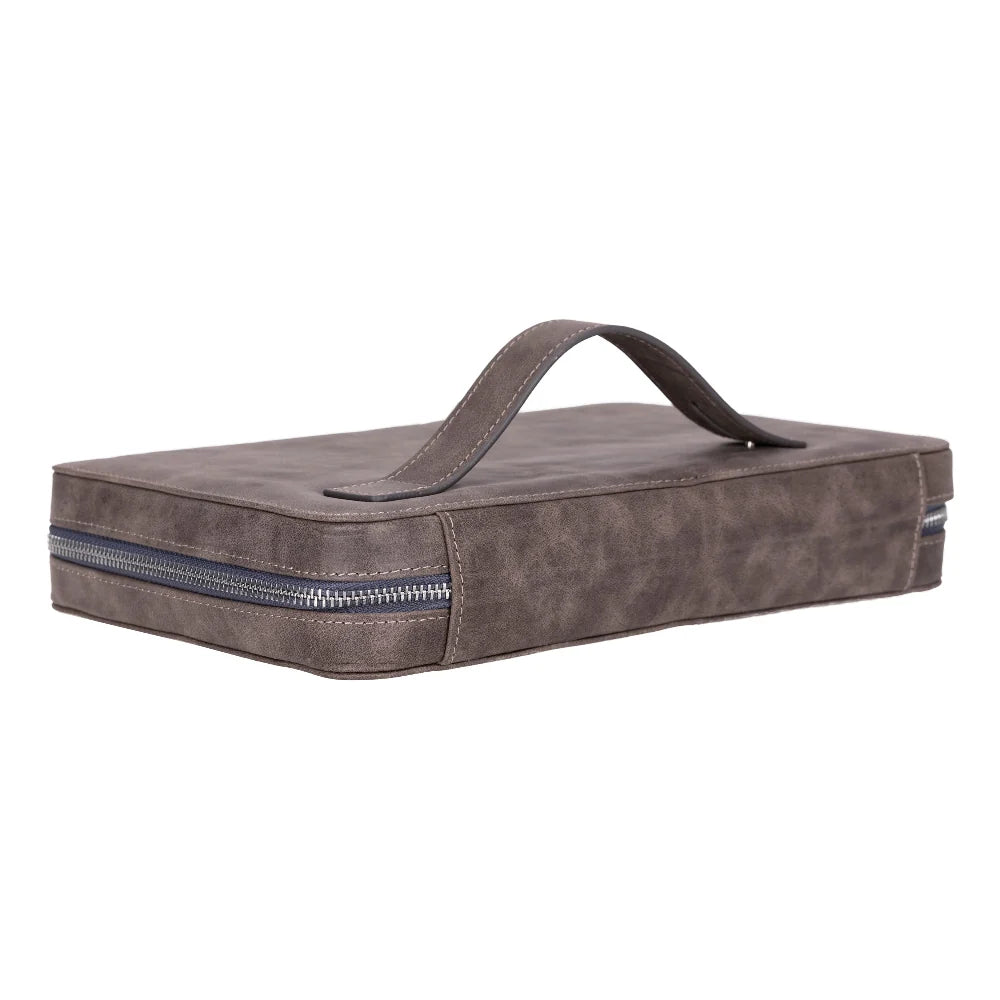 Leather Travel Cable Organizer
