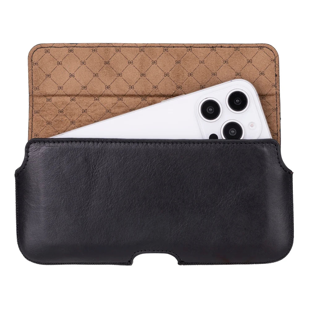 Aslant Belt I Phone 16 Pro Leather Case
