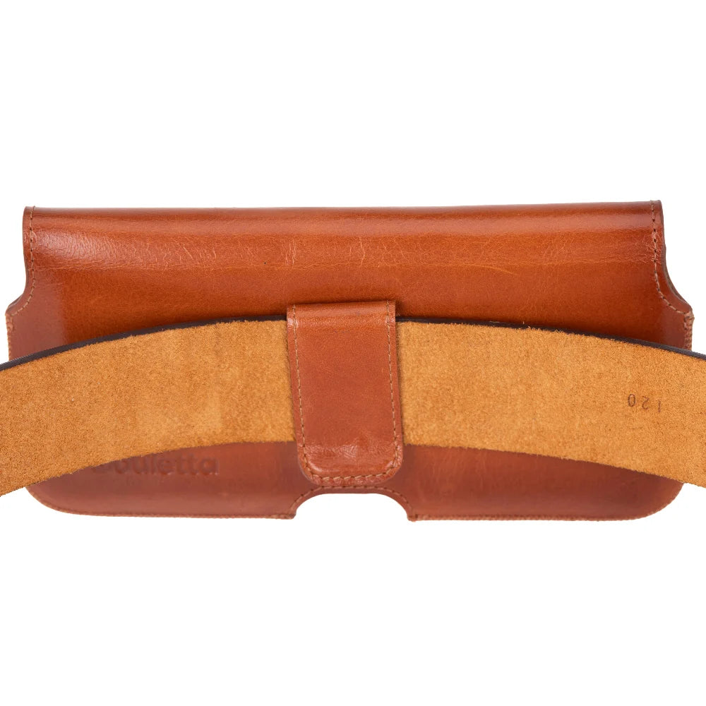 Aslant Belt I Phone 16 Pro Leather Case