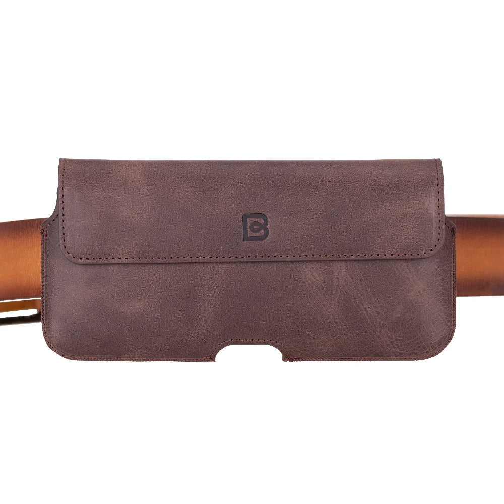 Aslant Belt I Phone 16 Pro Leather Case
