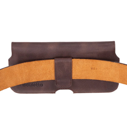Aslant Belt I Phone 16 Pro Leather Case