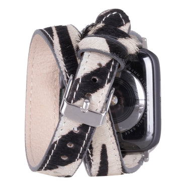 Slim Double Tour Leather Apple Watch Band