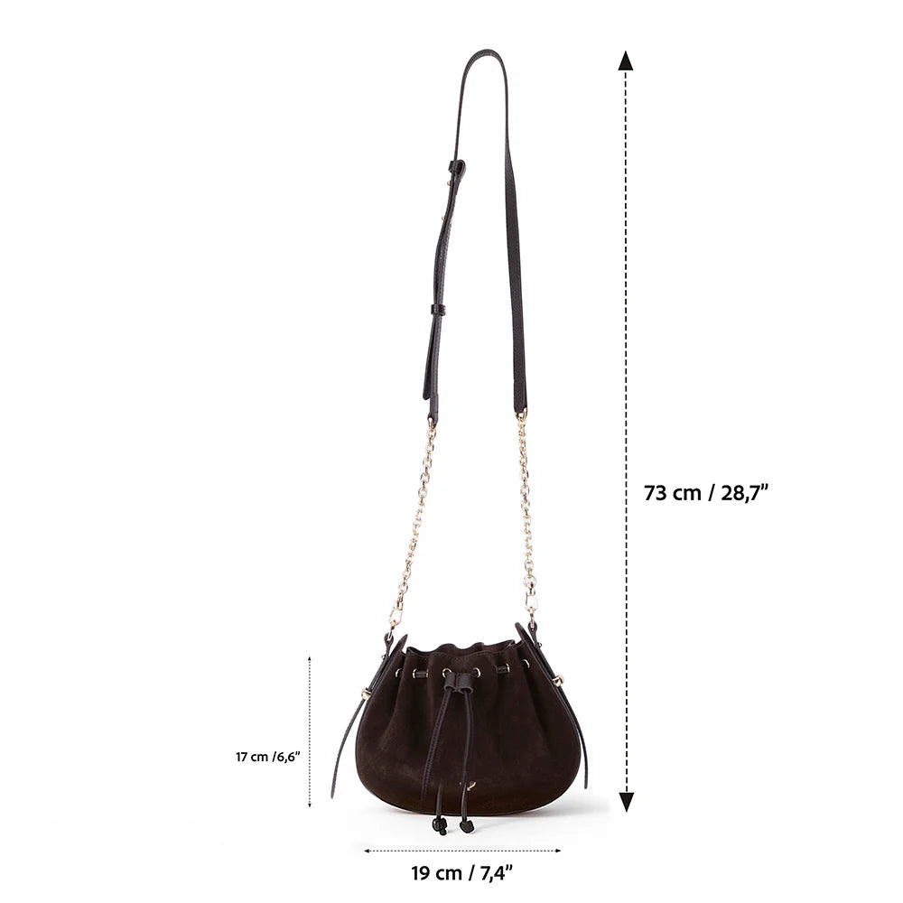 Valentina Women's Suede Leather Bag