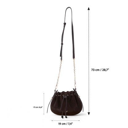 Valentina Women's Suede Leather Bag