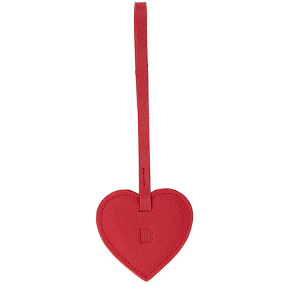 Heart Leather Bag Charm