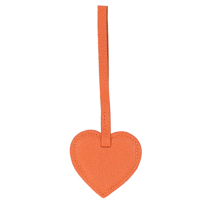 Heart Leather Bag Charm