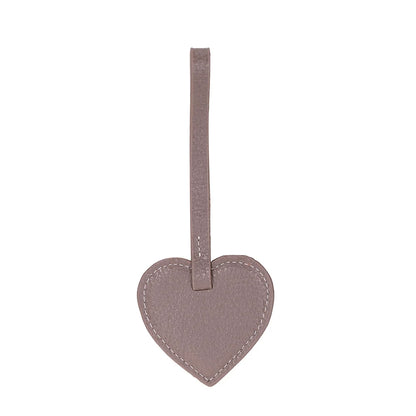Heart Leather Bag Charm