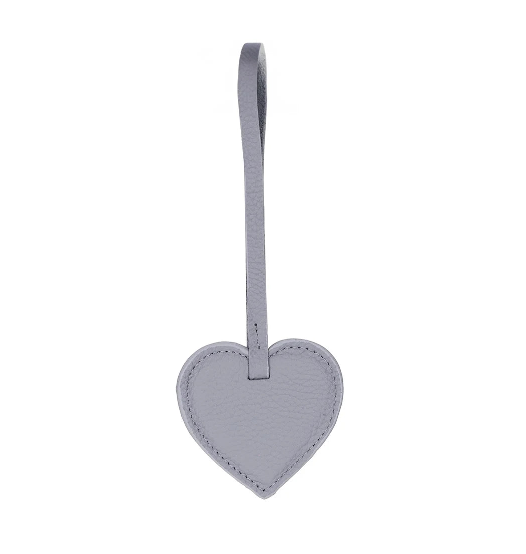 Heart Leather Bag Charm