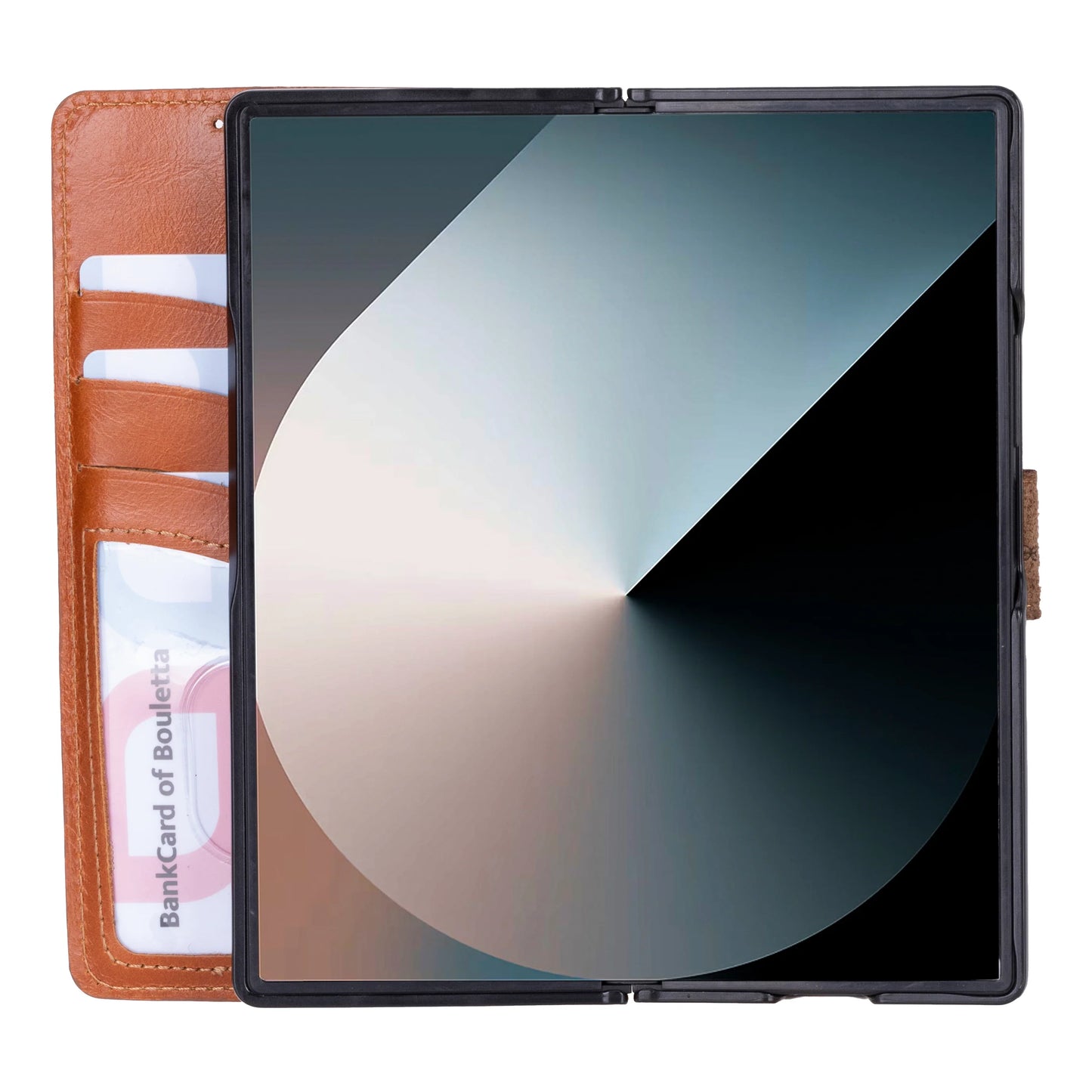 Wallet Id Samsung Galaxy Z Fold 6 Leather Folio Case