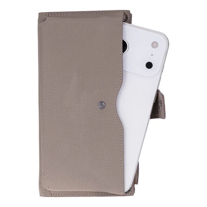 Lozan Strap Leather Crossbody Wallet