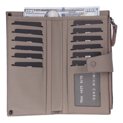 Lozan Strap Leather Crossbody Wallet