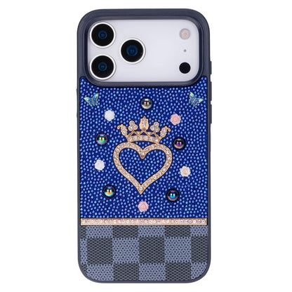 Vissel Heart Crystal Luxury Case For I Phone 17 Pro Max