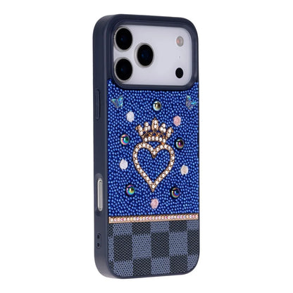 Vissel Heart Crystal Luxury Case For I Phone 17 Pro