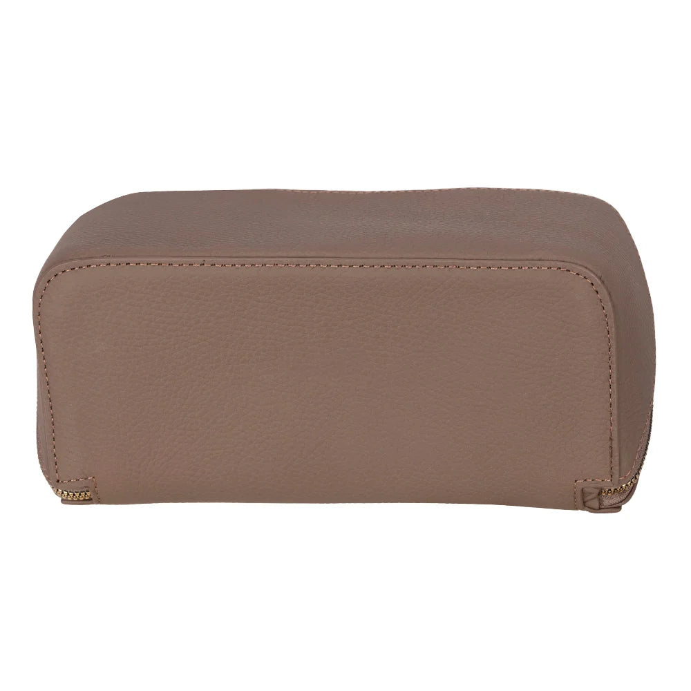 Ella Leather Makeup Bag