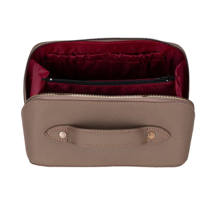 Ella Leather Makeup Bag