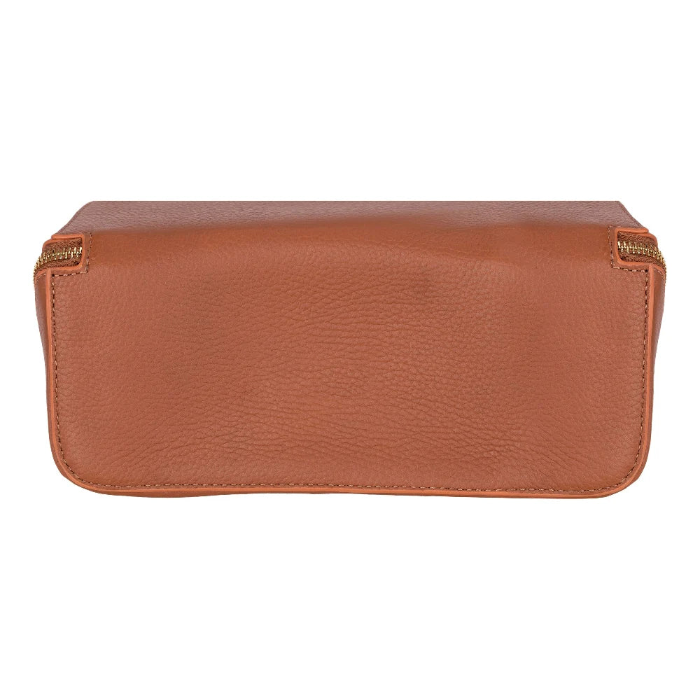 Ella Leather Makeup Bag