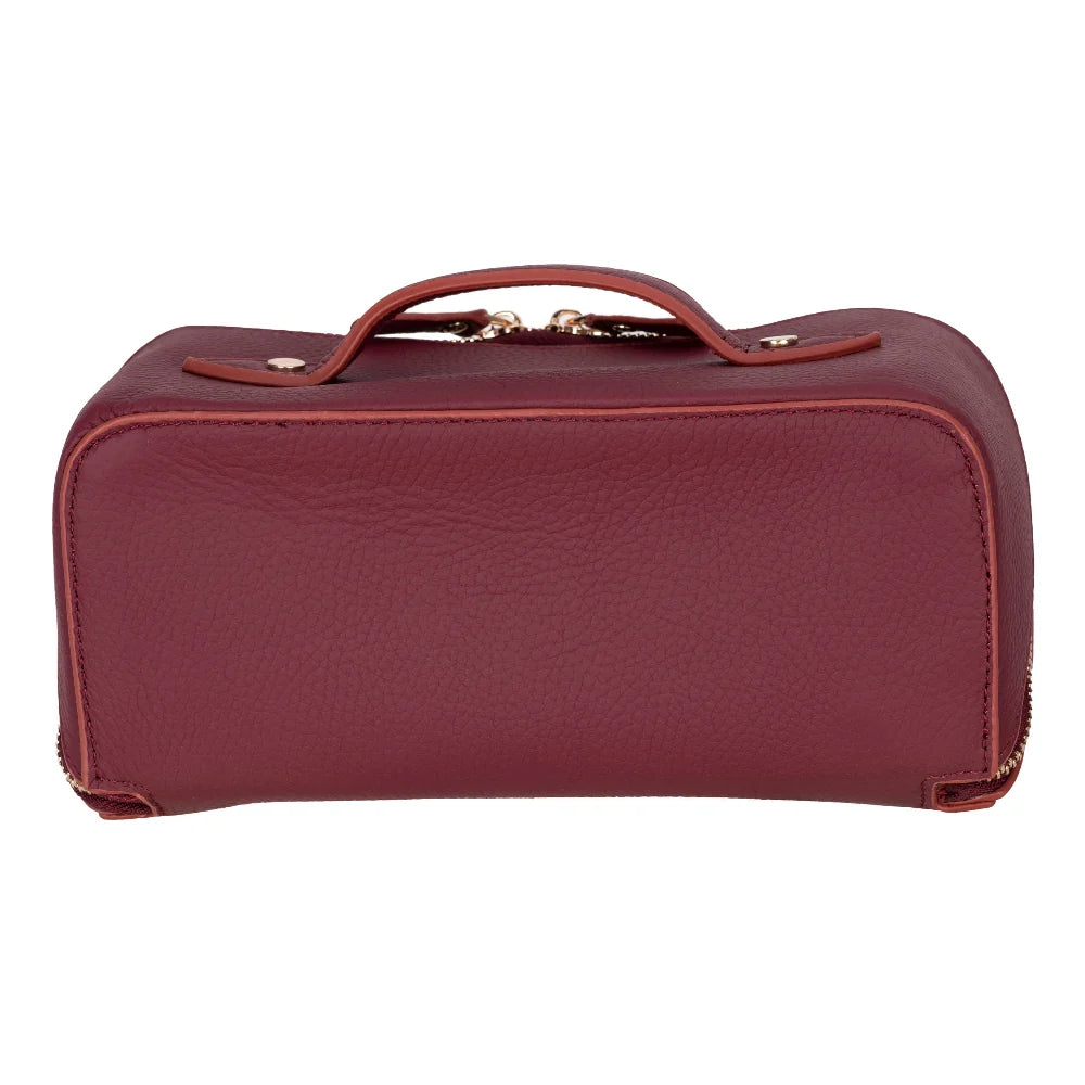Ella Leather Makeup Bag
