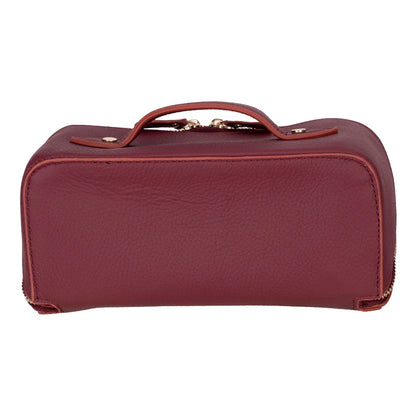 Ella Leather Makeup Bag